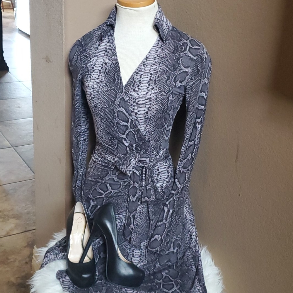 Gorgeous Snakeskin print Wrap Dress by Tart